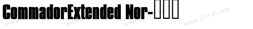 CommadorExtended Nor字体转换